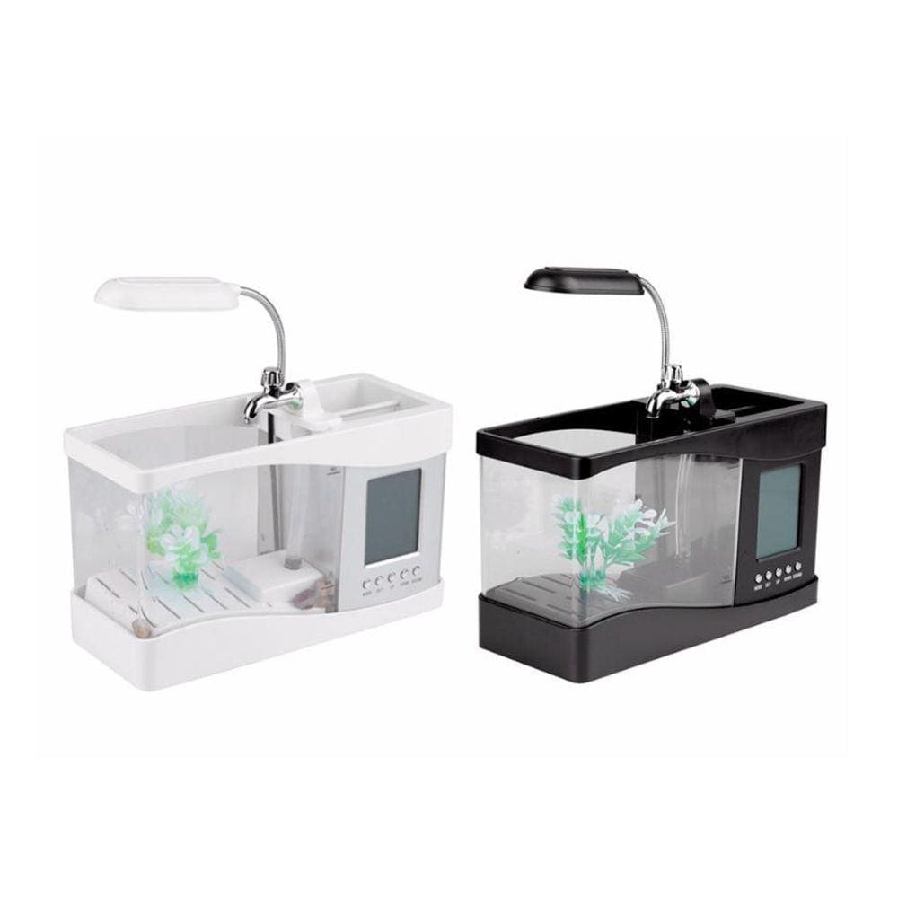 Aquário Multifuncional com Luzes e Calendário LCD - 1,5L