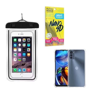 Capinha Moto E32 + Capa A Prova Dágua + Película Nano 9D
