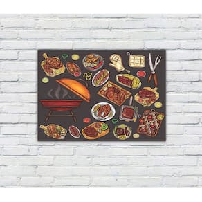 Placa Decorativa MDF Cantinho do Churrasco 38