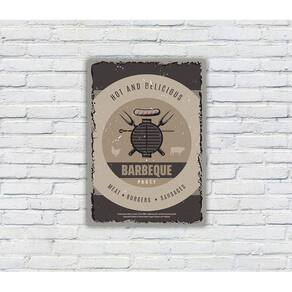 Placa Decorativa MDF Cantinho do Churrasco 33