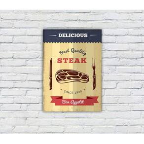 Placa Decorativa MDF Cantinho do Churrasco 05
