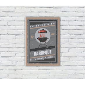 Placa Decorativa MDF Cantinho do Churrasco 02