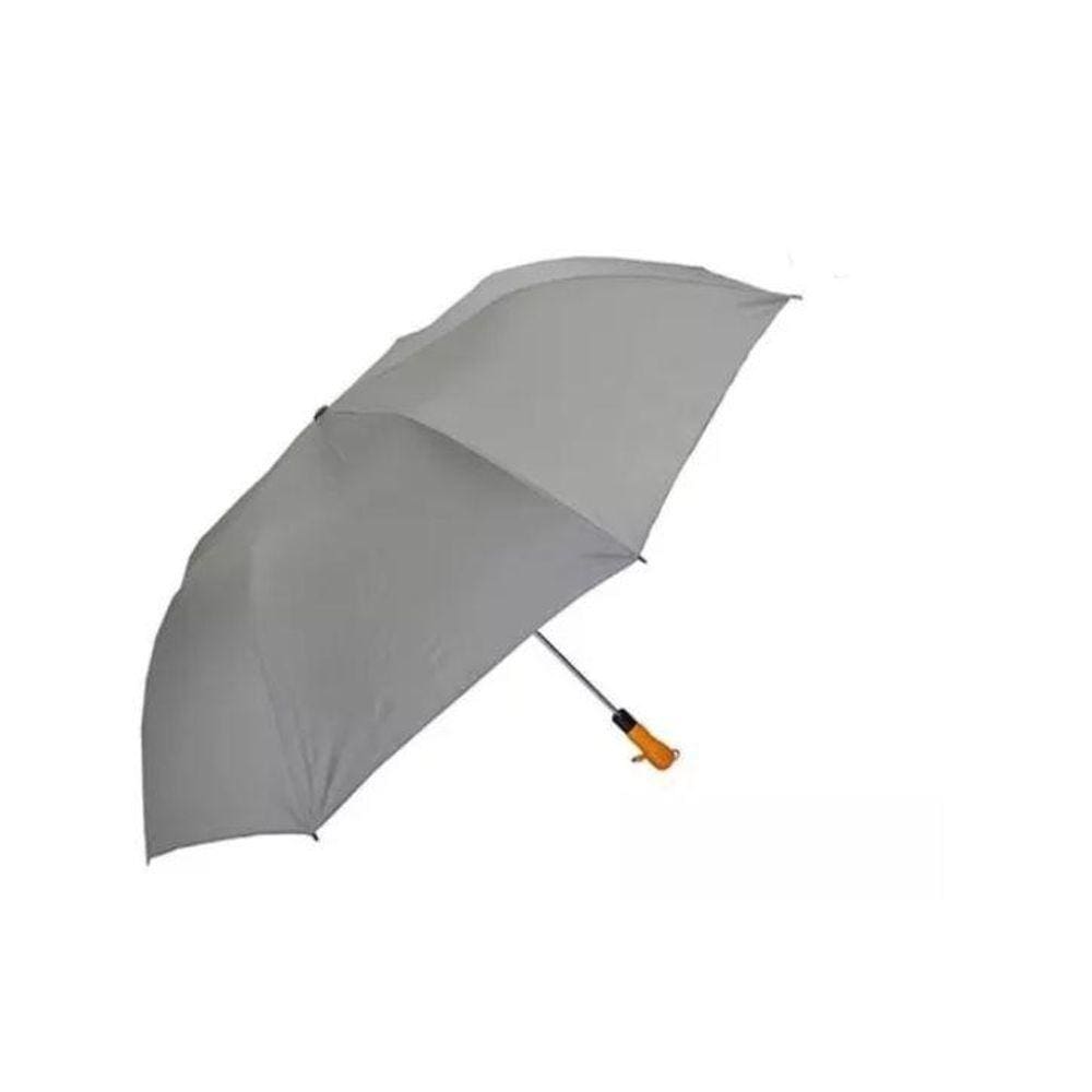 Guarda-Chuva Automático Abre Fica Grande Voyagem Cinza