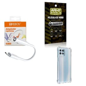 Capa Motorola G100 + Adaptador P2 Para Tipo C + Película 3D