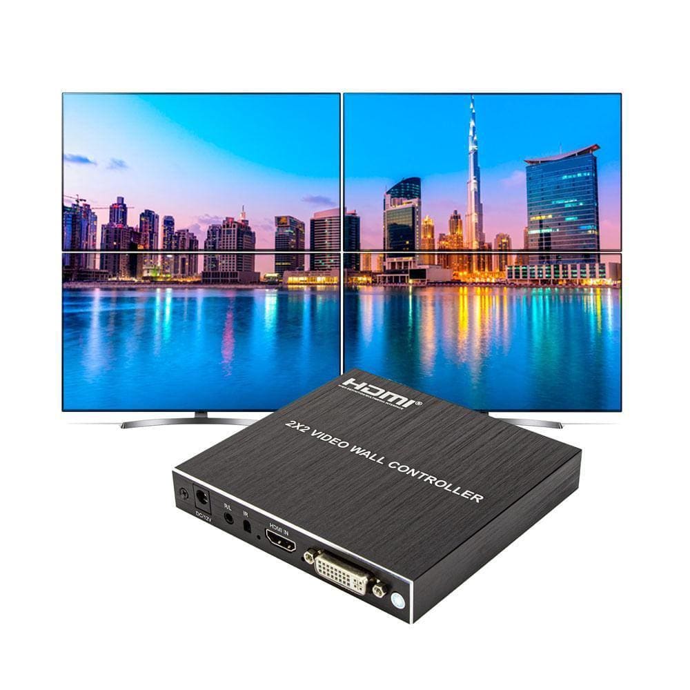 Controlador Vídeo Wall 2x2 4K 4 Telas HDMI | Cirilo Cabos