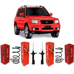 2 Amortecedor + Mola Dianteira Pajero Tr4 2006 07