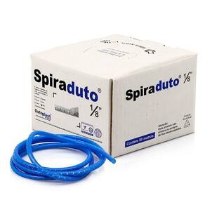 Organizador De Fios E Cabos Spiraduto 1/8 Azul - 35 Metros