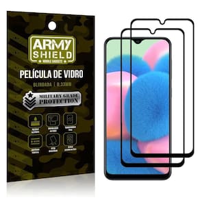 Kit 2 Películas Vidro Blindada 3D Full Cover Galaxy A30S