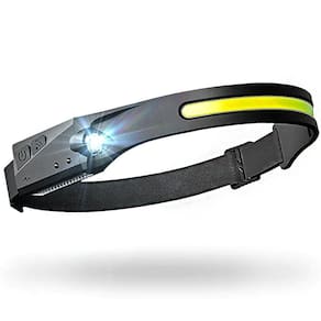 Lanterna de Cabeça LED 3W 350 Lumens USB À Prova D`Água