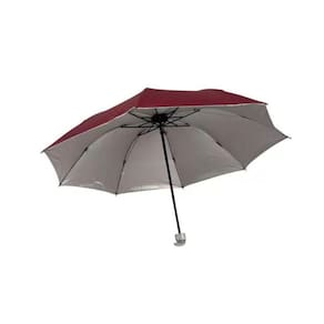 Guarda Chuva Proteção Solar Resistente Cabe Na Bolsa Vermelh