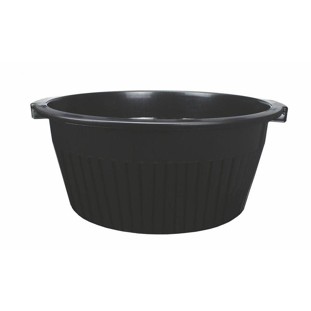 Bacia Cesto Frisada Multiuso 11 Litros Simples Preta