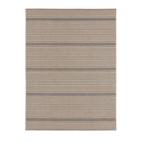 Tapete Eco Nature Riscas 150X200 Sisal Sintetico Listrado 77