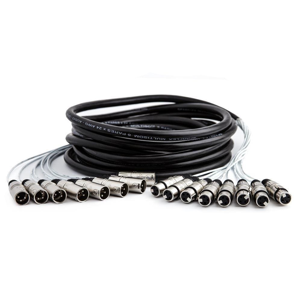 Multicabos Xlr 8 Vias Santo Angelo - 20 Mt
