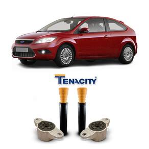 2 Coxim Batente Coifa Traseiro Ford Focus Hatch 2008 A 2013
