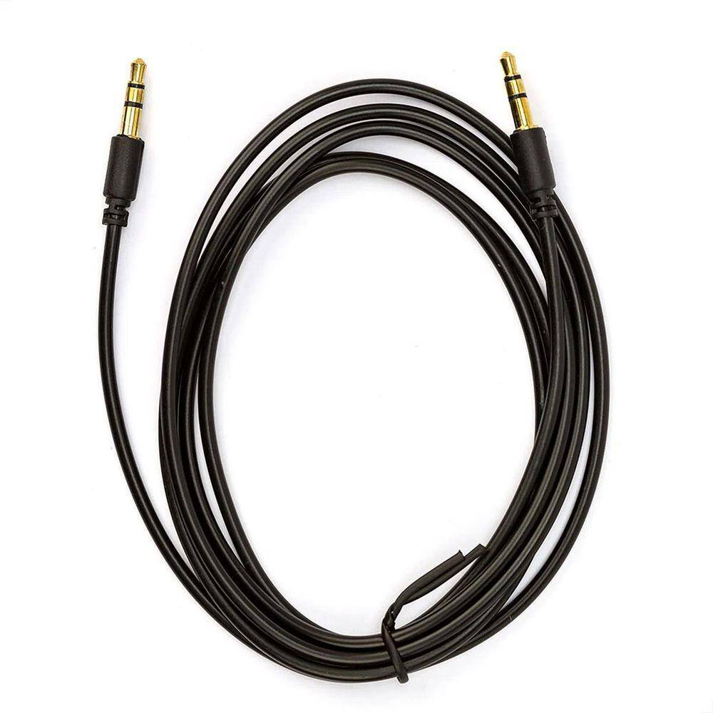 Cabos P2 Auxiliar Estereo - 4 Metros - Kit Com 5