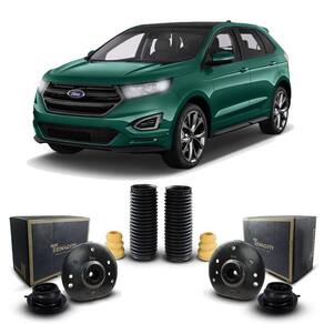 Par Kit Coxim Guarda Pó Suspensão Dianteira Edge 2016 A 2019