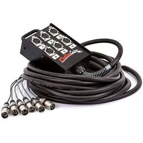 Medusa 6 Vias Montada Com Conectores Cirilo Cabos 25M