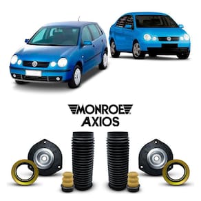 2 Kit Coxim Suspensão Dianteira Volkswagen Polo 2002 A 2006