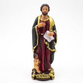 Imagem São Mateus Importado Resina 15 Cm