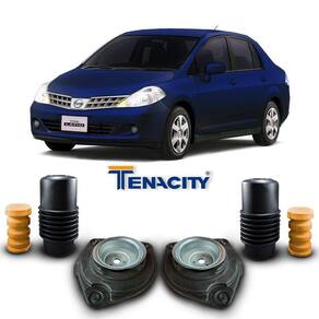 Par Coxim + Batente Coifa Dianteiro Tiida Sedan 2007 A 2013