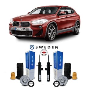 2 Amortecedores Kit Batente Dianteiro Bmw X2 2021