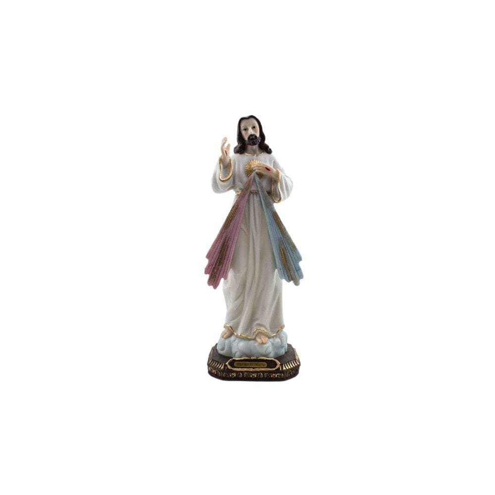 Imagem Jesus Misericordioso Resina 31 Cm