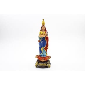 Imagem Nossa Senhora Da Abadia Importada Resina 20 Cm