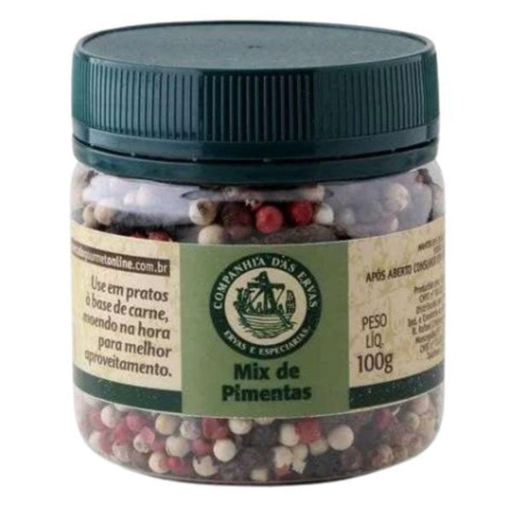 Mix de Pimentas Companhia das Ervas 100g - Variadas