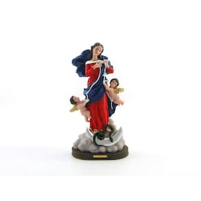 Imagem Nossa Senhora Desatadora Dos Nós Resina 32 Cm