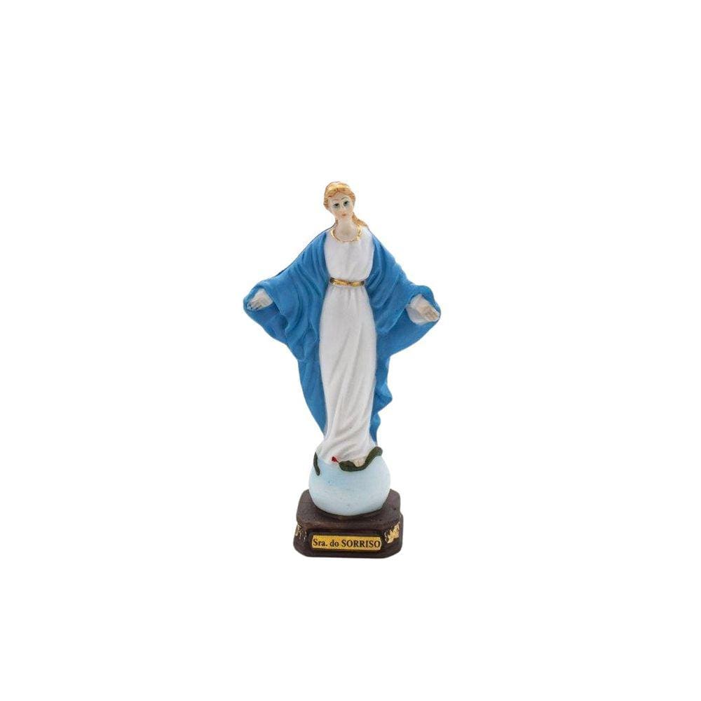 Imagem Nossa Senhora Do Sorriso Resina 15 Cm