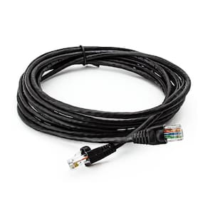 Cabo De Rede Nexans Cat5E Montado Preto - 15 Metros