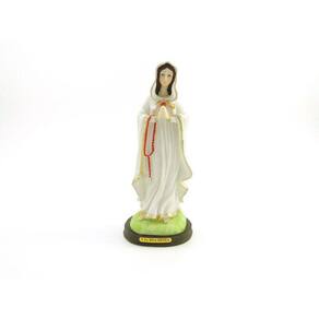 Imagem Nossa Senhora Rosa Mística Resina 20 Cm
