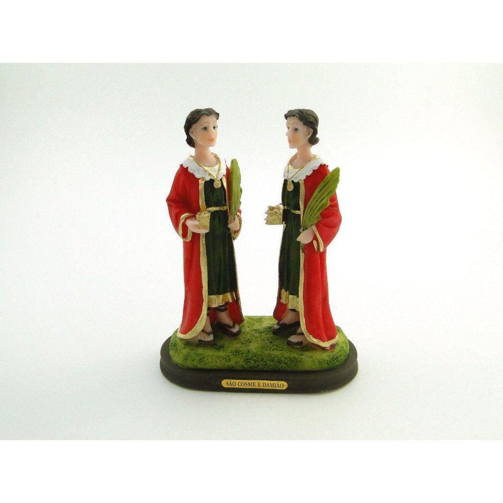 Imagem Cosme E Damião Resina 15 Cm