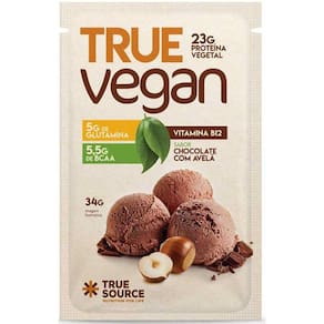 Proteína Vegana Chocolate Com Avelã True Source Sachê