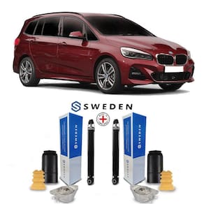 2 Amortecedores + Kit Batente Traseiro Bmw 220I 2015 A 2018