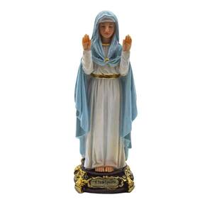 Imagem Nossa Senhora Do Equilibrio Importada Resina 13 Cm