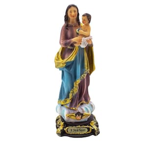 Imagem Nossa Senhora De Nazaré Importada Resina 14 Cm