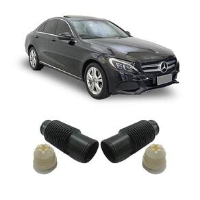 Par Kit Reparo Guarda Pó Dianteiro Mercedes C250 2016 A 2019