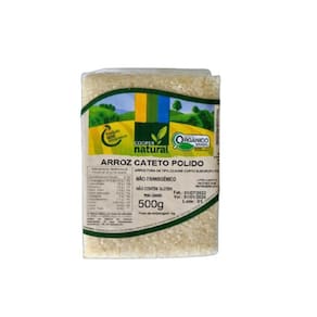 Kit 3X: Arroz Cateto Polido Orgânico Coopernatural 500G