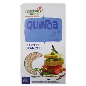 Quinoa em Flocos Branca - Baixo Índice Glicêmico 150g