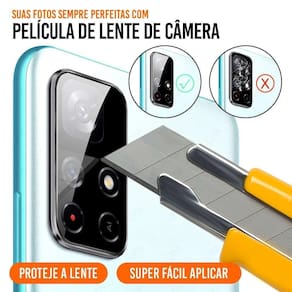 Kit Capinha Silicone + Película Camera 3D + Vidro Blindado