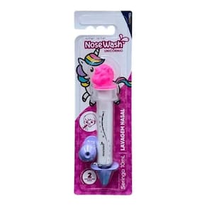 Seringa Para Lavagem Nasal Bebê - Rosa