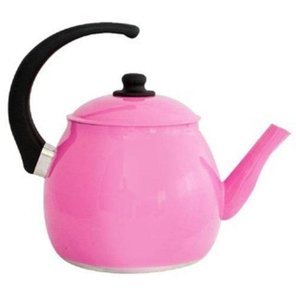 Chaleira Rosa Linha Retrô 2,7L Gulê Aluminio