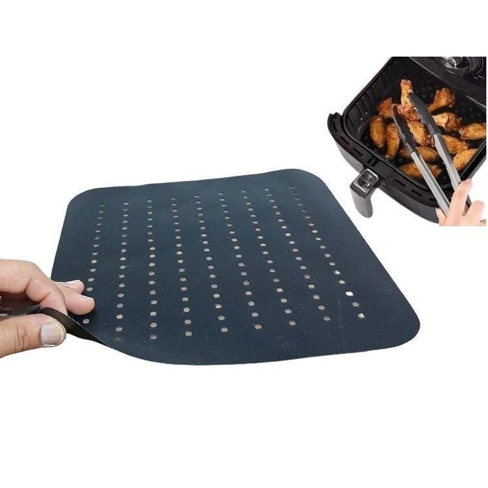 Tapete Protetor Teflon Airfryer Jumbo 8,1L Quadrado 26Cm