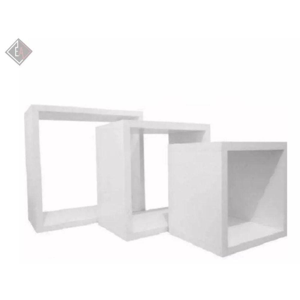 Nicho Decorativo Kit Com 3 Unidades, Pequeno, Médio E Grande