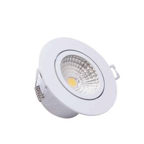 Kit 10 Spot Led Embutir Redondo 3W Direcionável Bivolt 6500K