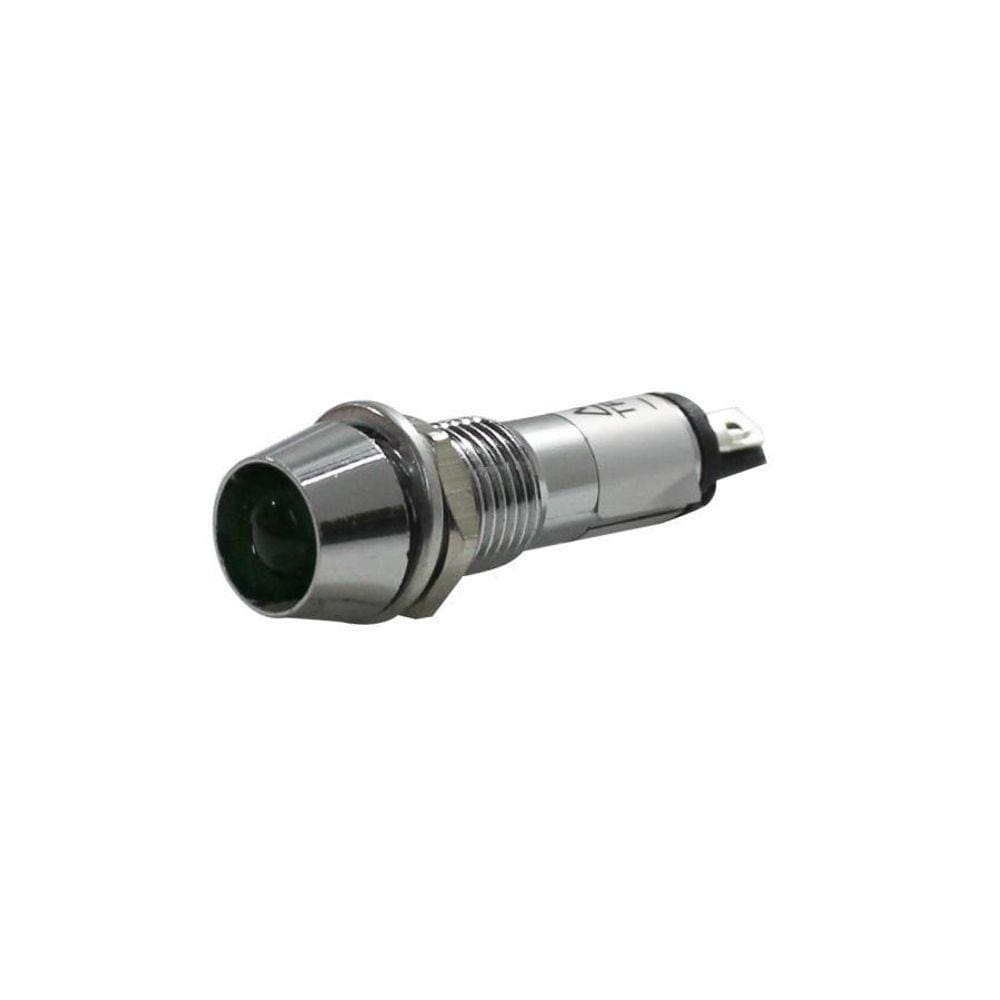 Sinaleiro Metálico 8Mm 24V Led Azul Tpn - Metaltex