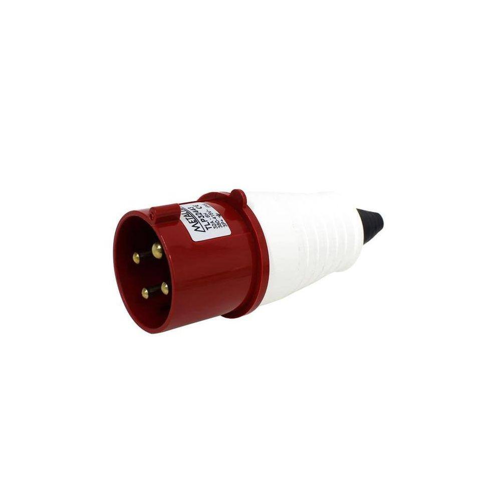 Tomada Industrial Plugue Macho 32A 380-415V 3P+E - Metaltex