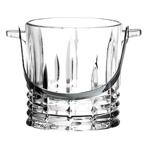 Balde para Gelo Tartan em Cristal com PInça 1L