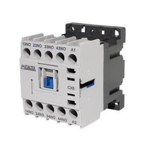 Contator Auxiliar 20A 6A-240VCA 24VCC IEC60947